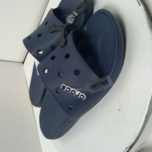 Crocs Classic Sandals Slides Blue  Mens Sz 10 Womens Sz 12